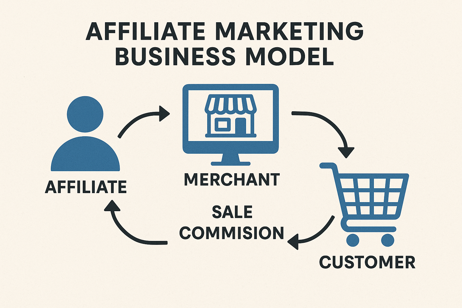 Affiliate marketing business model